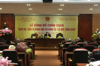 Công bố cuốn sách: GS,TSKH Vũ Đình Cự - Cả đời cống hiến