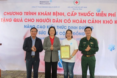 Siberian Wellness đồng hành cùng chương trình khám sức khỏe miễn phí tại Hà Tĩnh