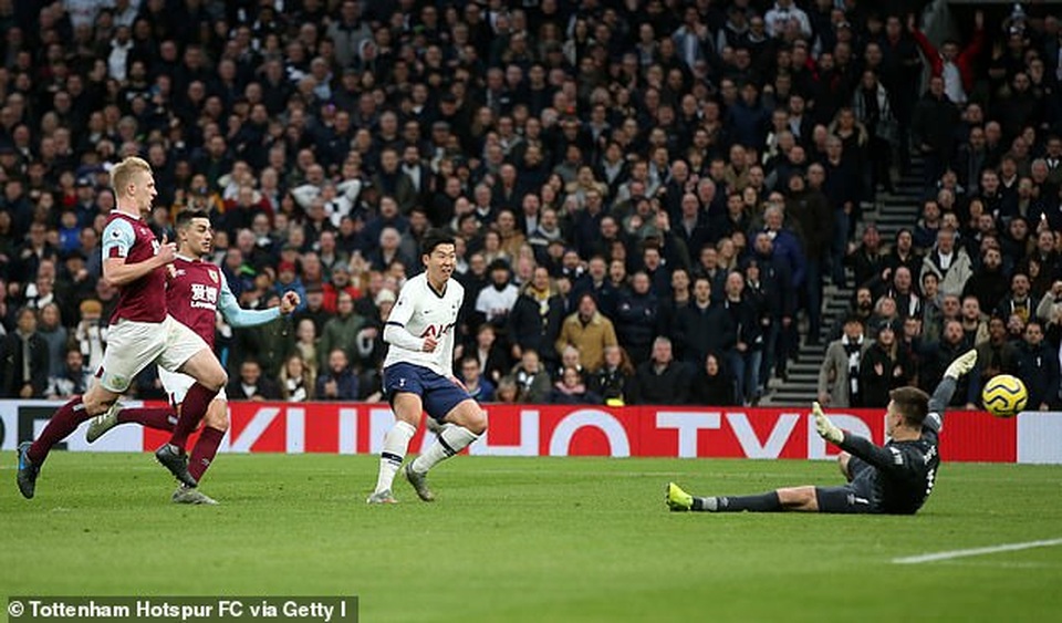 Son Heung Min lập siêu phẩm với pha đi bóng qua 8 cầu thủ - 5 Son Heung Min lập siêu phẩm với pha đi bóng qua 8 cầu thủ - 5