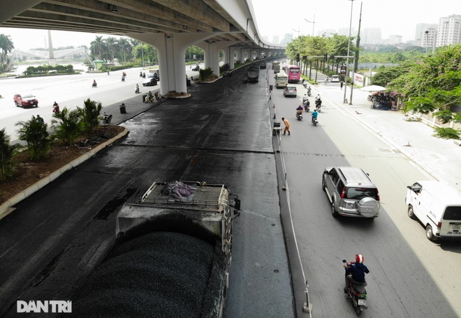 Hà Nội: Đường huyết mạch 12 làn xe sắp thông tuyến từ góc nhìn trên cao - 15 Hà Nội: Đường huyết mạch 12 làn xe sắp thông tuyến từ góc nhìn trên cao - 15
