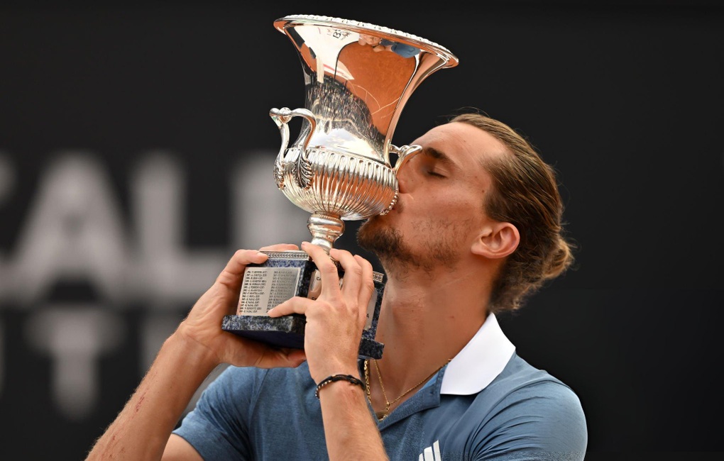 Zverev lần thứ hai vô địch Rome Masters - 1