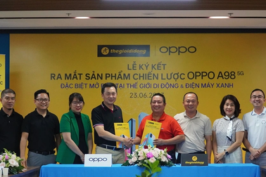 Thế Giới Di Dộng ký hợp tác chiến lược cùng OPPO, mở bán OPPO A98