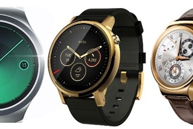 So sánh cấu hình của Samsung Gear S2, Moto 360 (2015) và Huawei Watch