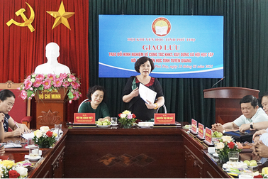 Phú Thọ tổ chức giao lưu trao đổi kinh nghiệm về công tác khuyến học