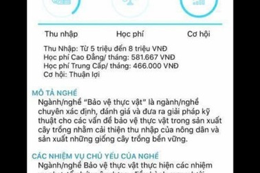 Ứng dụng chọn nghề - chọn trường: Kho dữ liệu “khủng” về 1.700 nghề, trường nghề