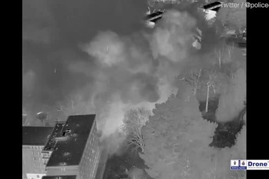 Video bom từ Thế chiến 2 nổ tung giữa khu dân cư