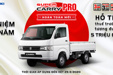 Suzuki Super Carry Pro thêm phiên bản màu mới, giá không đổi