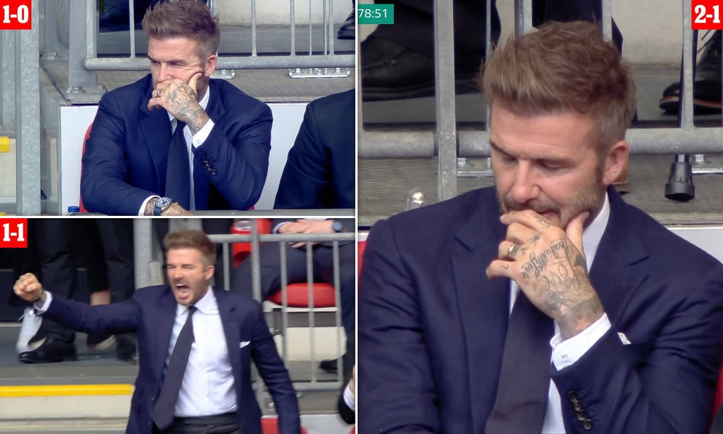 Biểu cảm chán chường của Sir Alex và Beckham khi Man Utd thua Man City - 2 Biểu cảm chán chường của Sir Alex và Beckham khi Man Utd thua Man City - 2