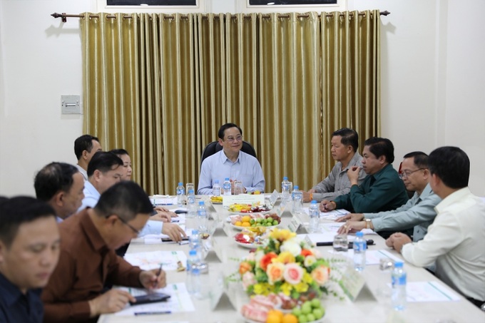 Thủ tướng CHDCND Lào làm việc với Lãnh đạo THACO AGRI.