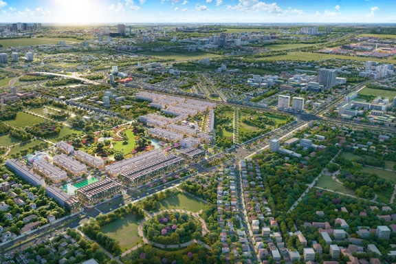 Tiềm năng đầu tư của hai dãy nhà phố thương mại tại Tấn Đức Eastern Park - JSC