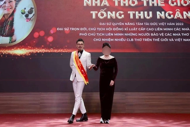 Xác minh chương trình vinh danh "nhà thơ thế giới" Tống Thu Ngân