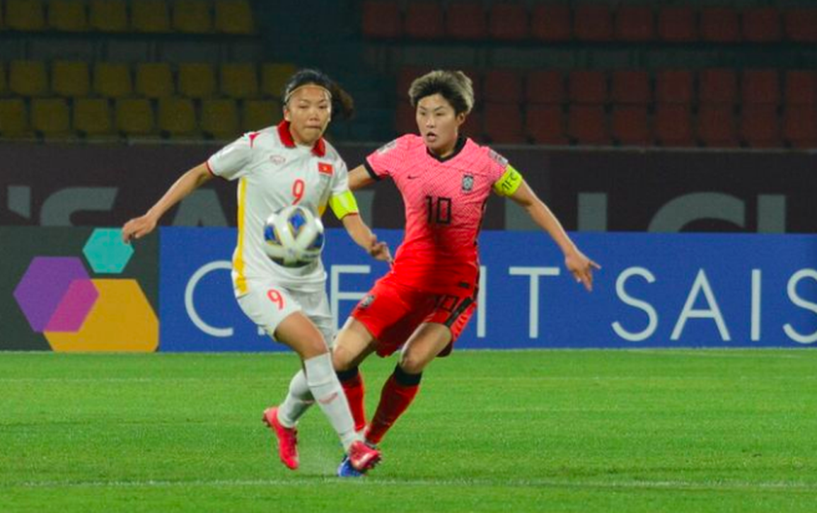 AFC: Đội tuyển nữ Việt Nam đã chơi kiên cường trước Hàn Quốc - 1 AFC: Đội tuyển nữ Việt Nam đã chơi kiên cường trước Hàn Quốc - 1