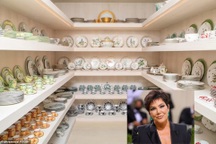 Mẹ Kim Kardashian bị chỉ trích vì khoe phòng bát đĩa hàng chục nghìn USD