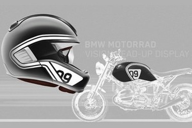BMW trình diễn ý tưởng mũ bảo hiểm thông minh tích hợp công nghệ HUD