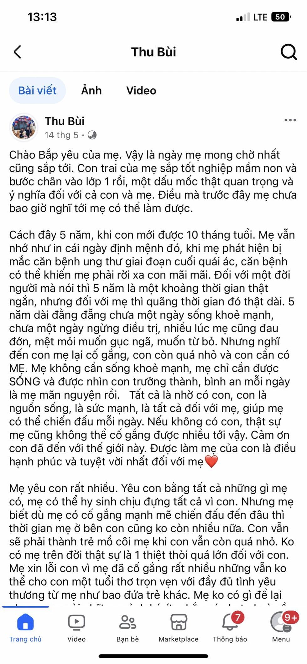 Người mẹ ung thư tự chụp ảnh thờ, viết tâm thư gửi con sau ngày mất - 5 Người mẹ ung thư tự chụp ảnh thờ, viết tâm thư gửi con sau ngày mất - 5