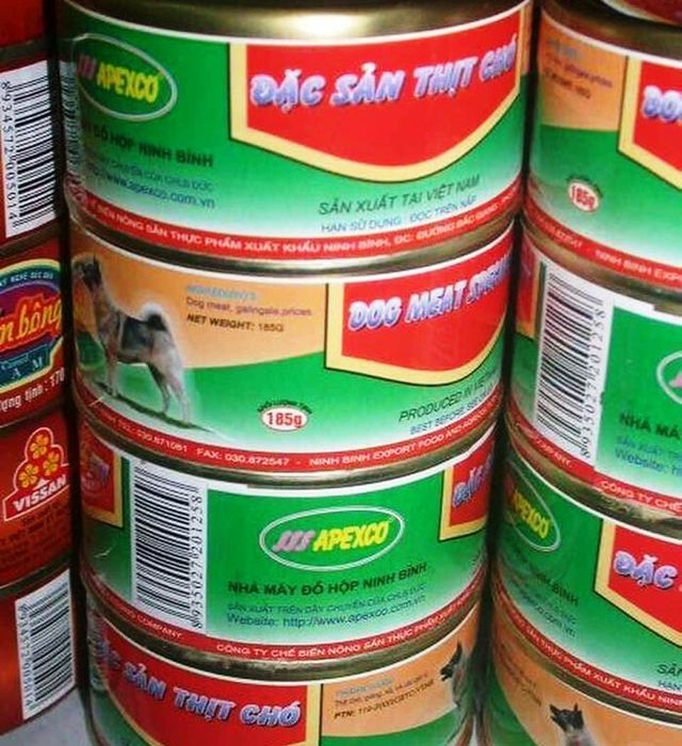 “Đặc sản thịt chó” đóng hộp từng được sản xuất để xuất khẩu - 1 “Đặc sản thịt chó” đóng hộp từng được sản xuất để xuất khẩu - 1