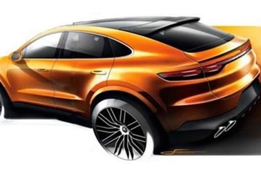 Hé lộ hình ảnh đầu tiên về mẫu Porsche Cayenne Coupe