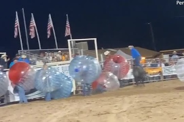 Vì phần thưởng 500 USD, người phụ nữ bị bò tót tấn công dữ dội