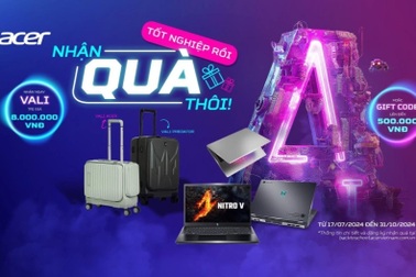 Acer ưu đãi mùa tựu trường với chương trình "Tốt nghiệp rồi - nhận quà thôi"