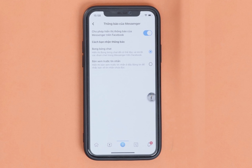 Đã có thể sử dụng bong bóng chat trên iPhone - 1 Đã có thể sử dụng bong bóng chat trên iPhone - 1