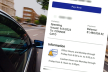 Chạy quá tốc độ cho phép, một tài xế nhận vé phạt gần 1,5 triệu USD