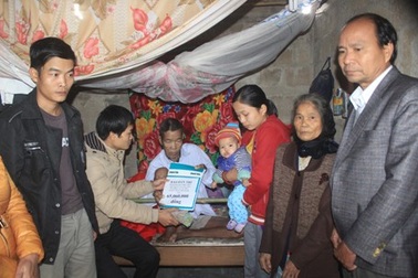 Hơn 65 triệu đồng đến với gia đình anh Nguyễn Văn Thời