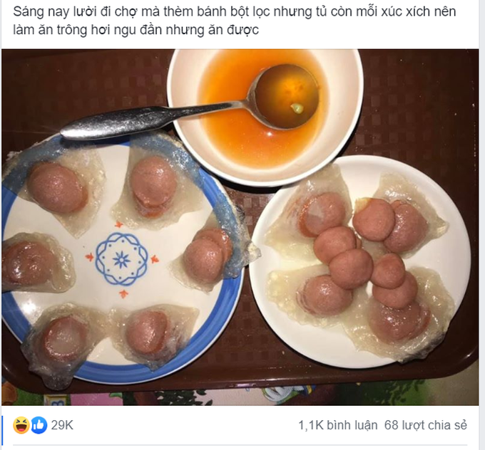 Món bánh bột lọc hút đến 29 nghìn lượt thích, nhìn vào nhân bánh mới hiểu lý do vì sao - Ảnh 1. Món bánh bột lọc hút đến 29 nghìn lượt thích, nhìn vào nhân bánh mới hiểu lý do vì sao - Ảnh 1.