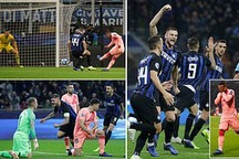 Barcelona đánh rơi chiến thắng trước Inter tại Meazza