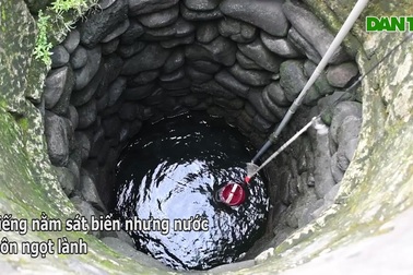 Kỳ lạ giếng nước không cạn trên đảo tiền tiêu