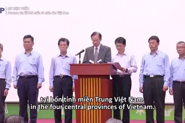 Clip lãnh đạo Formosa cúi đầu xin lỗi Nhà nước và Nhân dân Việt Nam