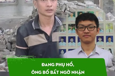 Đang xây nhà, ông bố bất ngờ nhận tin con trai là thủ khoa "kép"
