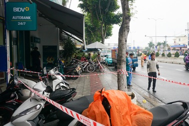 Hiện trường vụ cướp ngân hàng khiến bảo vệ tử vong ở Đà Nẵng