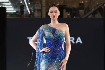 Á hậu Tâm Như trở lại sàn diễn sau lễ cưới với chồng doanh nhân