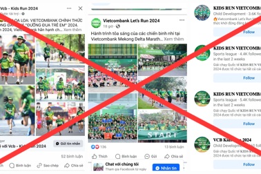 Cảnh báo hình thức lừa đảo mạo danh các giải chạy của Vietcombank