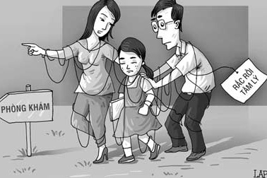 “Chữa bệnh” tâm lý ở trẻ 