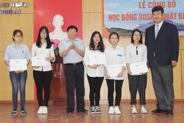 36 học sinh xứ Nghệ nhận 10 tỷ học bổng của Nhật Bản