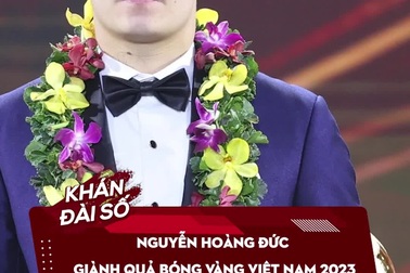 Nguyễn Hoàng Đức giành Quả bóng vàng Việt Nam 2023