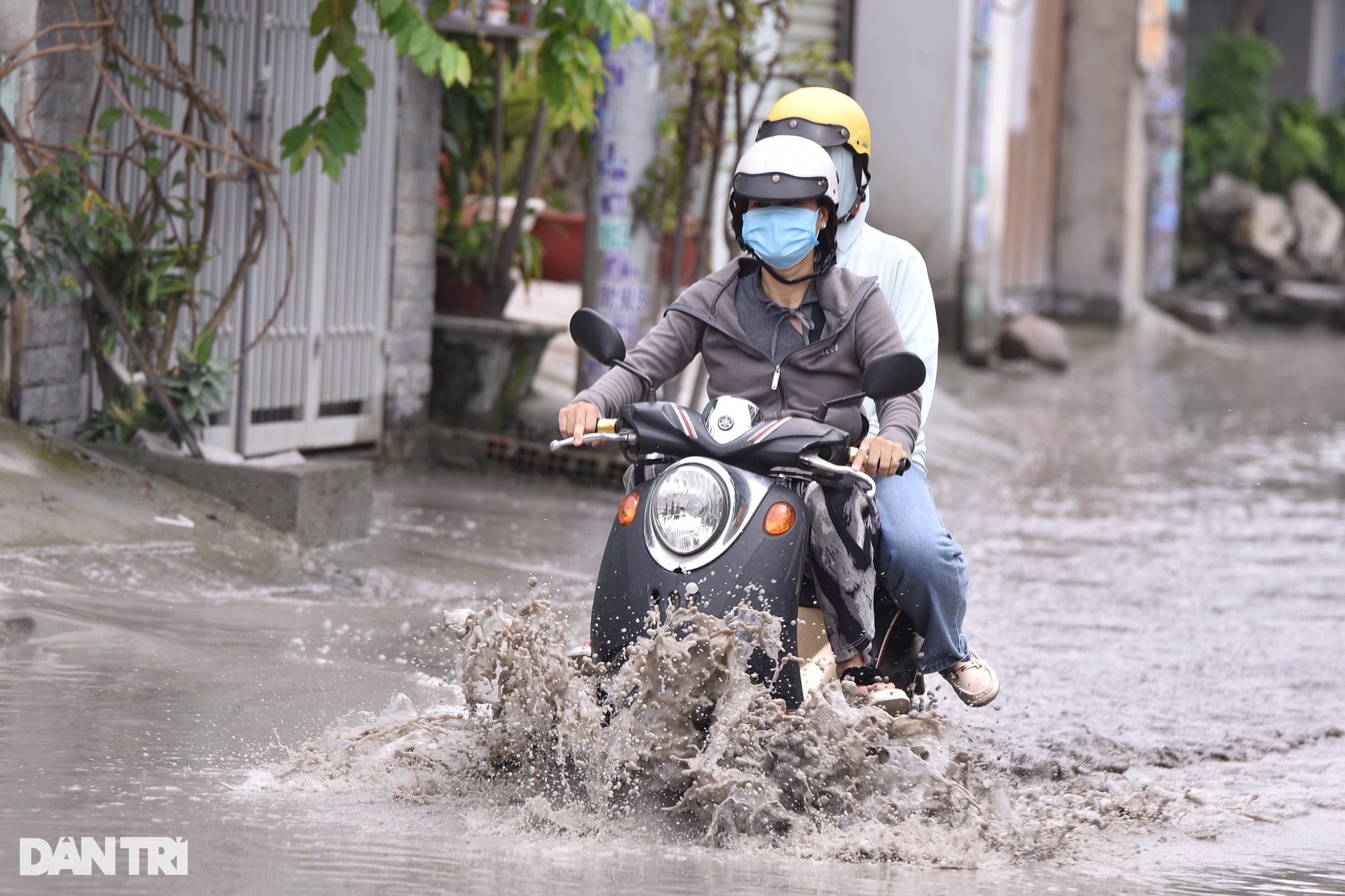 Người dân than trời vì con đường ngập nửa năm nước chưa rút ở TPHCM - 2