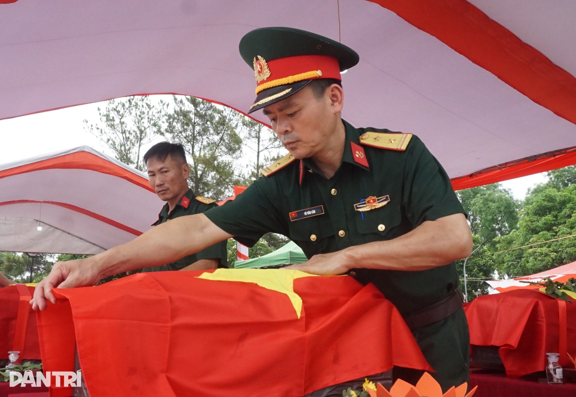 Lấy mẫu xét nghiệm ADN tìm danh tính 103 liệt sĩ quy tập từ Lào - 9