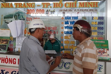 Phụ thu vé xe khách dịp Tết Kỷ Hợi cao nhất 60%