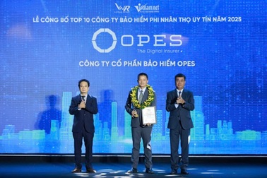 OPES vào “Top 10 công ty bảo hiểm phi nhân thọ uy tín nhất Việt Nam 2025” của VNR