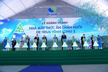 Tập đoàn Hoàng Gia De Heus khánh thành nhà máy sản xuất thức ăn chăn nuôi thứ 7