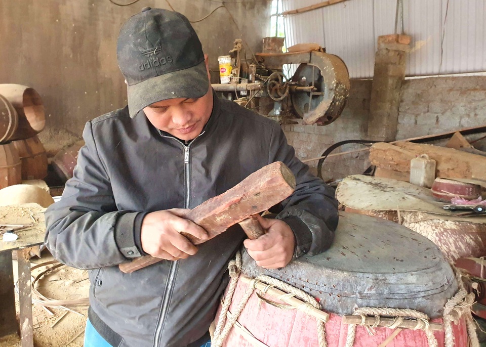 Làng nghề trống chạy đua những ngày cuối năm - 7 Làng nghề trống chạy đua những ngày cuối năm - 7
