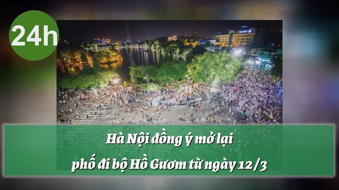  Từ ngày 12/3, Hà Nội đồng ý mở lại phố đi bộ Hồ Gươm - Ảnh 2.