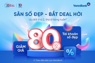 VietinBank giảm mạnh phí dịch vụ tài khoản số đẹp và Alias