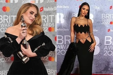 Adele thắng lớn tại lễ trao giải âm nhạc Anh