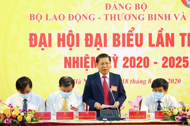 Thứ trưởng Lê Tấn Dũng tái đắc cử Bí thư Đảng uỷ Bộ LĐ - TB & XH