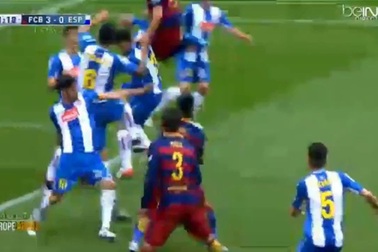 Suarez hoàn tất cú đúp, Barca dẫn Espanyol 3-0