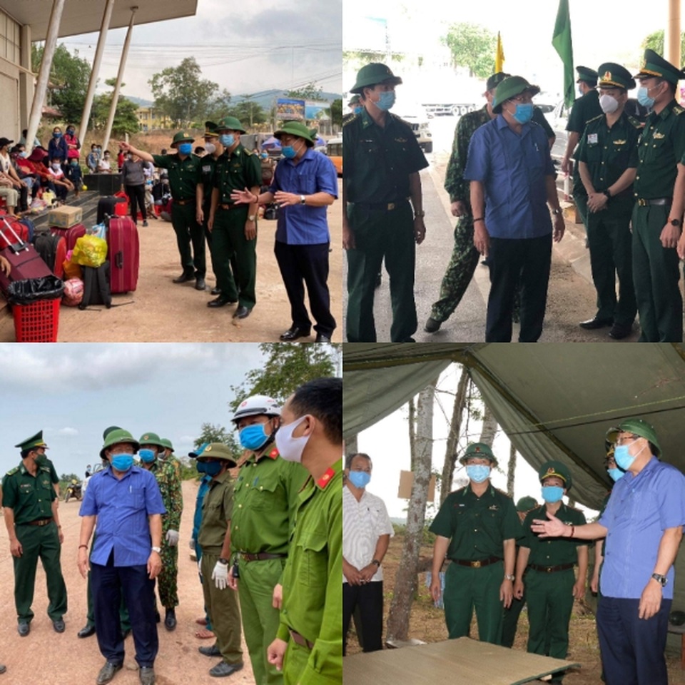 Bộ đội ngủ giữa rừng, ăn tại lán dồn sức chống dịch trên biên giới Việt-Lào - 2