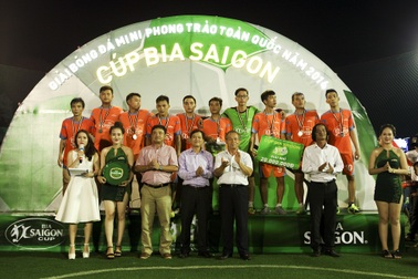 CLB An Huy Nguyên Khang FC lên ngôi vô địch Cúp Bia Sài Gòn khu vực Bình Định